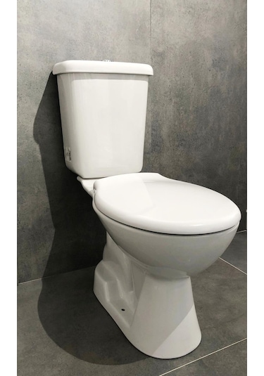 Creavit Pitta Alttan Çıkışlı Klozet Seti 4 Parça Basic Pp Kapak