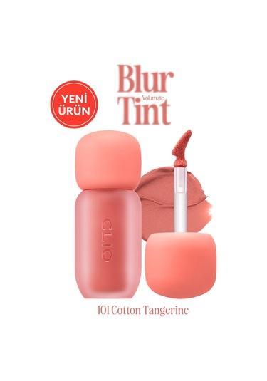 Clio Blur Efekti Veren Kadife Bitişli Dolgunlaştırıcı Tint Clıo Volumate Blur Tint 101 Cotton Tangerine