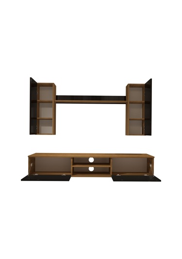 Decoraktiv Eko 7 Mdf Dvd Tv Ünitesi Tv Sehpası Pera - Siyah