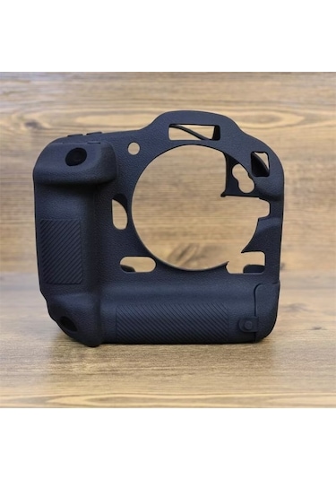 Sones Canon Eos R3 Yumuşak Silikon Koruyucu Kılıf Uyumlu Siyah