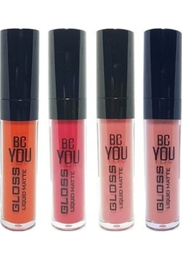 Bc You Matte Liquid Lipstick Ruj 4'lü
