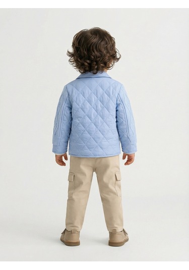 Xo Kids Erkek Çocuk 3lü Alt Üst Takım 1-3 Yaş 11201 Mavi
