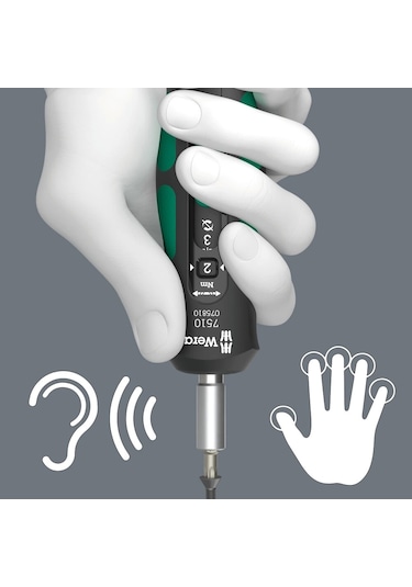 Wera 7510 Kraftform Safe-torque Speed 1-3 Nm