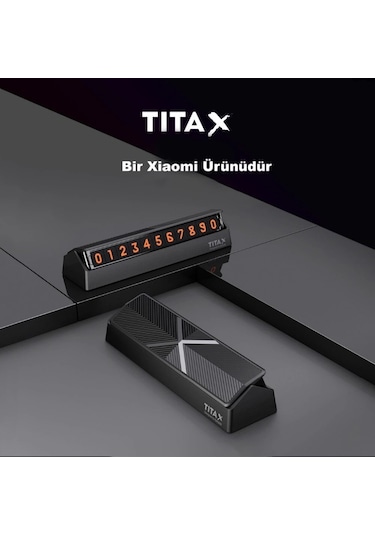 Hpy Pazar Flip Tip Geçici Araç Park Telefon Numarası Plakası