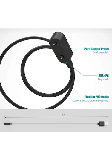 Huawei Watch Fit/ Fit 2 / Fit 3/ Fit 4 / 4 Pro Şarj Aleti