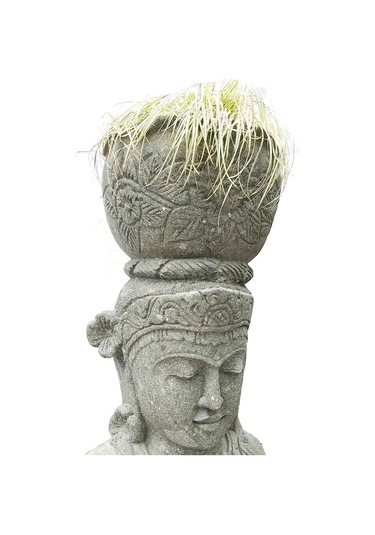 Dewi Oyma Taş Saksı Gri