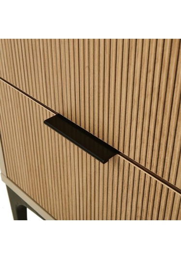 Just Home Prestige 2 Çekmeceli Komodin - Vizon / Yunus - 45 Cm Vizon / Yunus