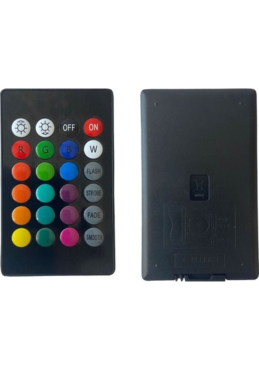 Rgb W Led Ampul, 9w Renk Değiştirme Özellikli, E27 Duy Uzaktan Kumandalı Dekoratif Aydınlatma Ampulü