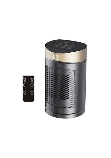 Dokunmatik Ekran Uzaktan Kumandalı Masaüstü Ev Tipi Pratik Isıtıcı Altın