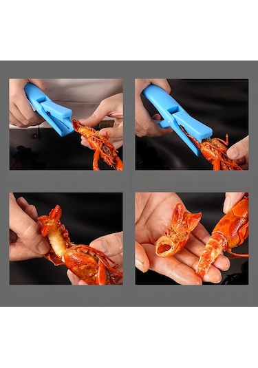Suntek Magideal 5 Adet Istakoz Sheller Taşınabilir Karides Kırmızı