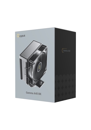 Gamma A40 Black 100 Mm Intel 1700p/1851p -amd Uyumlu  Hava Soğutucu