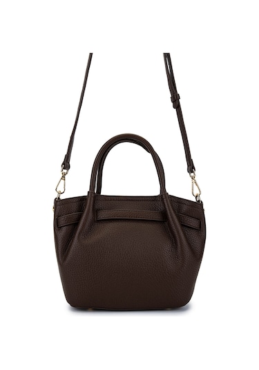 Tamer Tanca Kadın Suni Deri Kahverengi Omuz Çanta 921 27145 Bn Cnt Sk25-26 Kahve Kahverengi