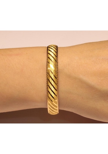 Hakan Güler Kuyumculuk 22 Ayar Altın Meltem Model Bilezik 12001