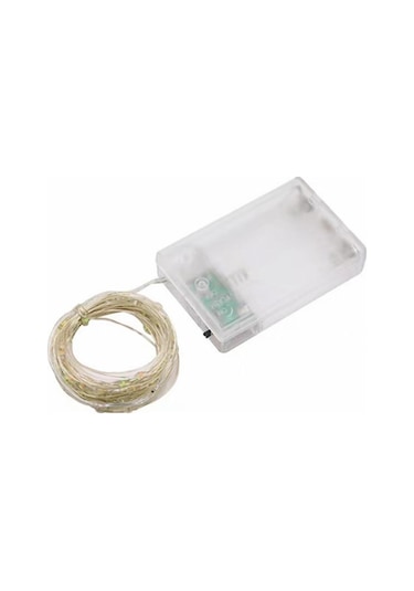 Pembe 1/2/3/5/10/20/30m Led Dize Işıklar Pil Bakır Tel Çelenk Lamba Açık  30m Pembe