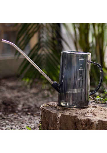 Maiyame 1l Şeffaf Pp Sulama Kovası - Uzun Ağızlı, Kolay Temizlenebilir, Dayanıklı Bahçe Ve Ev Bitkileri İçin