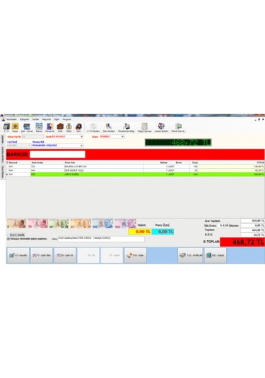 Barkodlu Satış + Lazer Barkod Okuyucu + Fiş Yazıcısı Aves (367282568)