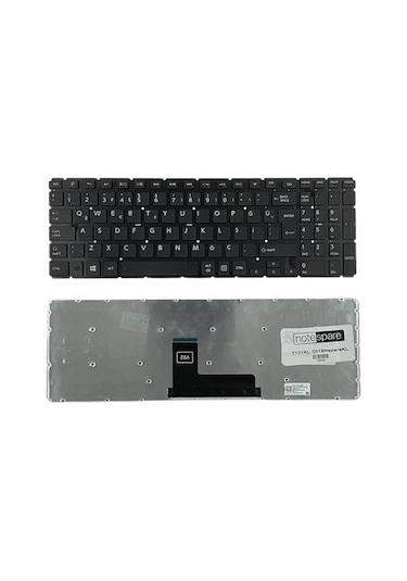 Toshiba İle Uyumlu Satellite L50-b-11l, L50-b-11m, L50-b-11p, L50-b-11x Notebook Klavye Siyah Tr