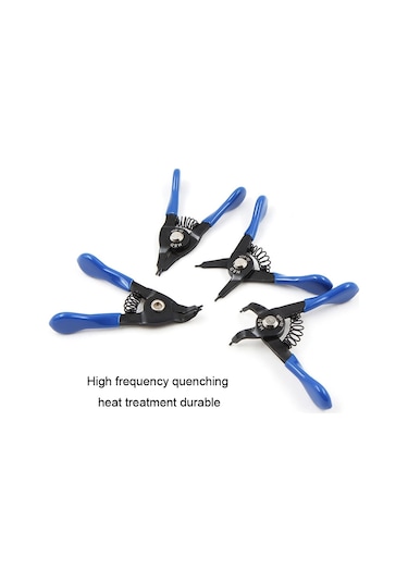 Hsd Sb-80b Dahili Delik Kavisli 10-25mm Kompakt Yaylı Pense Tespit Halkası Pensesi