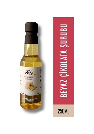 Beyaz Çikolata Şurup Pet Şişe 250 Ml