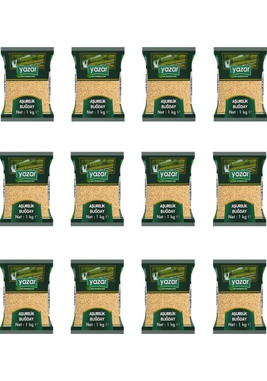 Yazar Yerli Aşurelik Buğday 12 x 1 KG