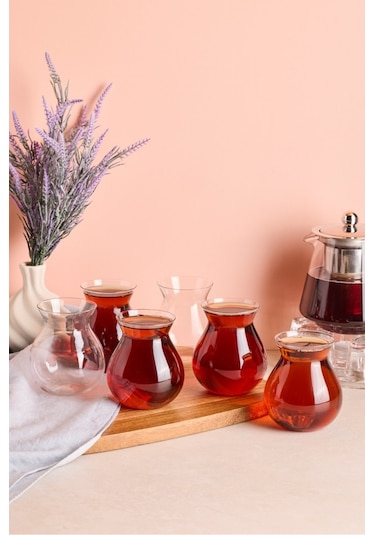 Perotti Üsküdar 6lı Çay Bardağı Seti 200ml 40194 Şeffaf