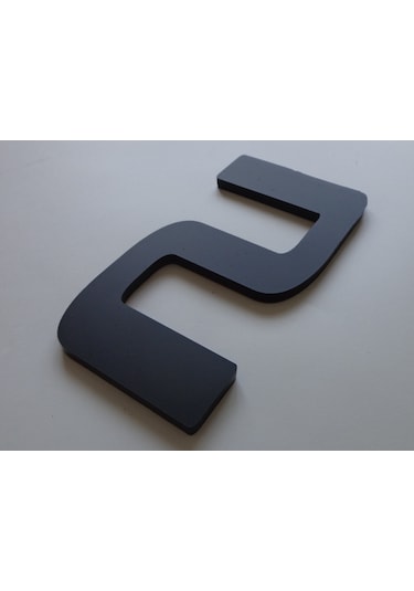 15Cm Kapı Daire Villa Bina Birim Numarası No:2