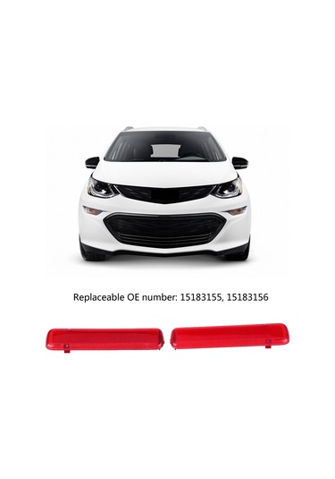 Yaozixa Chevrolet Gmc İçin Yedek Kapı Panel Reflektörü - Oe 15183155/15183156, Direk Değişim, Kaliteli Plastik, Kırmızı