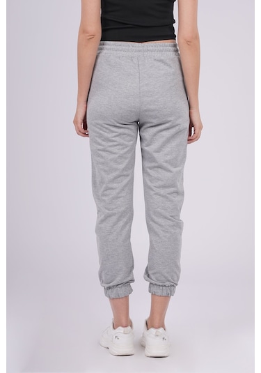 Gabria Kadın Gabria Cepli Paça Lastikli Eşofman Altı Grı Gri
