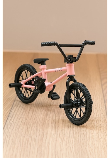 Tech Deck Bmx Bisikleti Cult Pembe Gerçek Metal Çerçeve Parmak Bisiklet Oyuncak Model 12