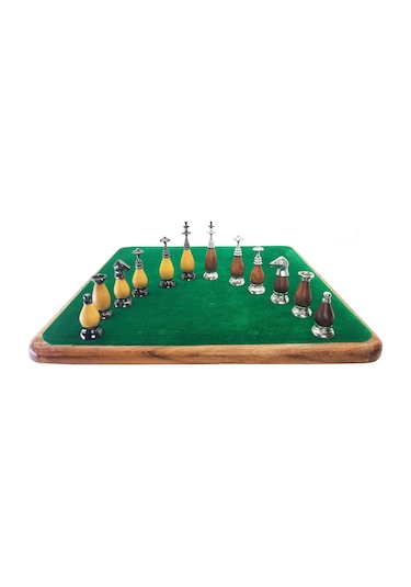Prestıjsatrncmod242 Prestij Serisi Ahşap Satranç Takımı / Ahşap 38 CM