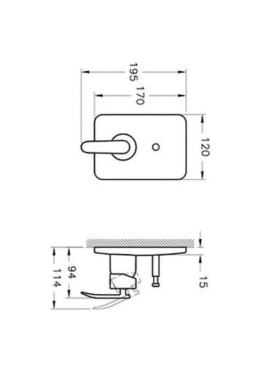 Vitra Artema T4 Ankastre Banyo Bataryası A42502 Krom