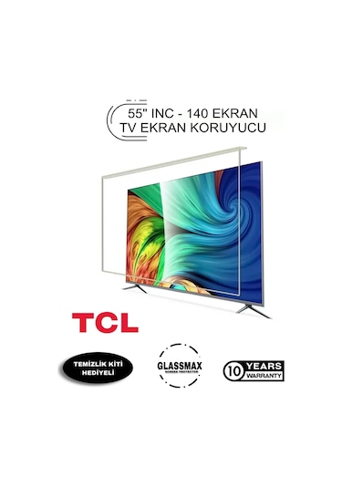 Tc-l 55a8 Uyumlu 55" Inç 140 Ekran Tv Ekran Koruyucu