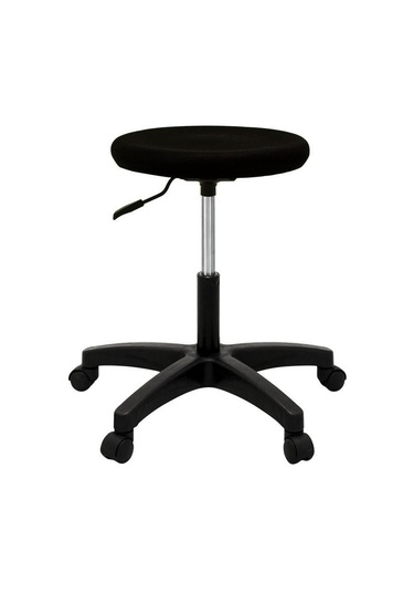 Türksit Tabure Dökme Sünger File Plastik Ayak Siyah Siyah