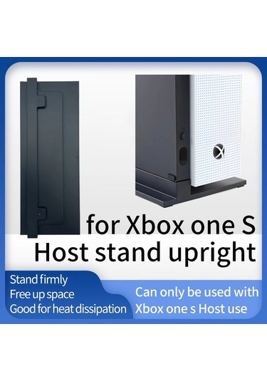 Elmpaly Xbox One S Dikey Duran Beyaz Konsol Standı Dayanıklı Abs