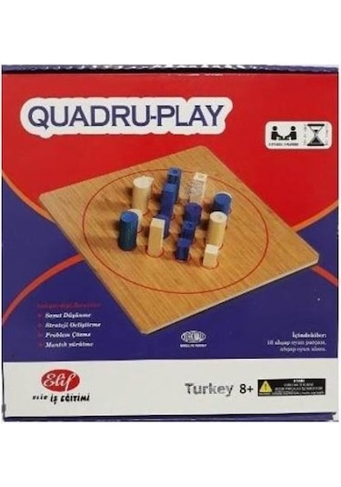 Quadru Play Ahşap - Akıl ve Zeka Oyunları - Elif Iş Eğitimi