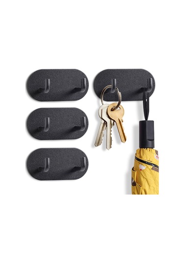 Anahtarlıklar İçin Duvara Monte Yapışkanlı Kancalar Çok Renkli