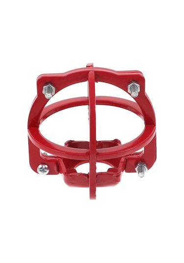 Sones Sökülemeyen Yangın Sprinkler Başlığı Koruyucu Kapak Braketi, Stil: Kırmızı 6 Noktalı Sprinkler İçin