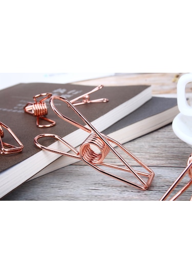 Kayigo Tiny Paslanmaz Çelik Mandal Dörtlü - Rose Gold