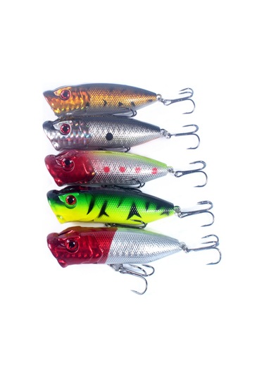 Springsun "gerçekçi 3d Gözlü 6 Kancalı Sert Yem Balık Avı Oltası - Tuzlu Ve Tatlı Su İçin"