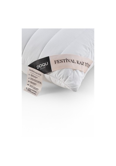 Festival Kaz Tüyü Yastık Beyaz