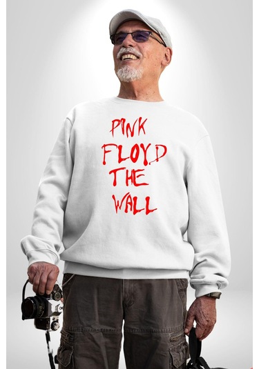 Pink Floyd The Wall Unisex Beyaz Sweatshirt Beyaz