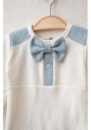 Işıl Baby Papyonlu 3'lü Erkek Bebek Body Takım Yeşil