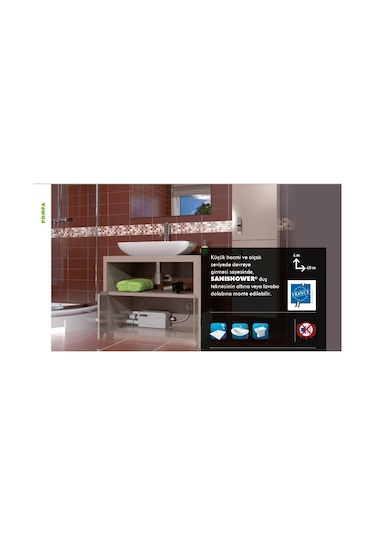 Sanishower - 3 Ünite Atık Su Tahliye Cihazı - 4 Lt