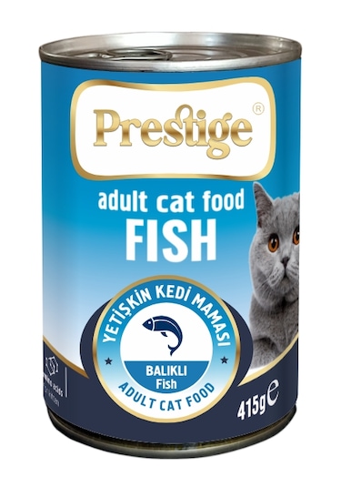 Prestıge Sos İçerisinde Parça Balık Etli Yetişkin Kedi Maması 415 G X 24 Adet
