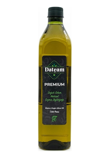 Datçam Premium Soğuk Sıkım Zeytinyağı Plastik Şişe 1000 ML