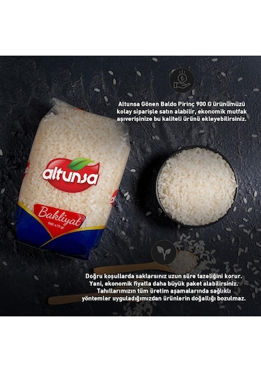 Altunsa Gönen Baldo Pirinç 900 G