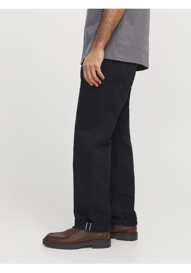 Jack & Jones Erkek Rdd 330 Relaxed Fit Jean - 12258856 Black Denim
