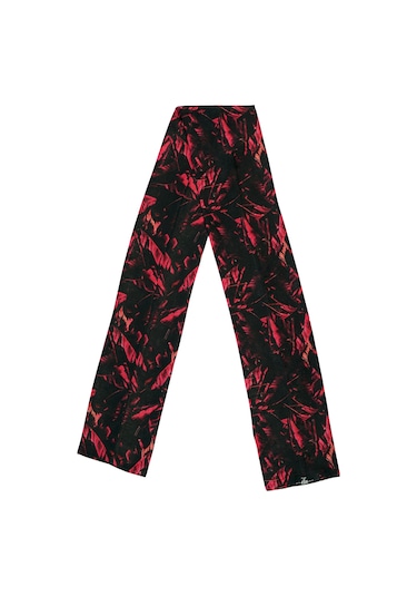 Feu De Elu Foulard Nissa Desenli Saten Fular