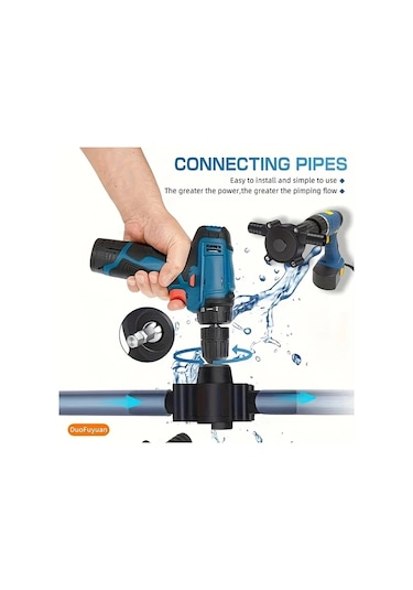 Chuangyinshop Portable Hand Pump Manuel Kendinden Emişli Pompa Su Benzin Yağ Dizel Transferi Ev Kuyu