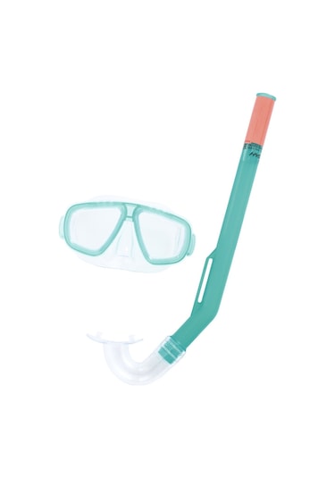 Bestway Fun Maske Ve Şnorkel Set W24018 Yeşil Turkuaz